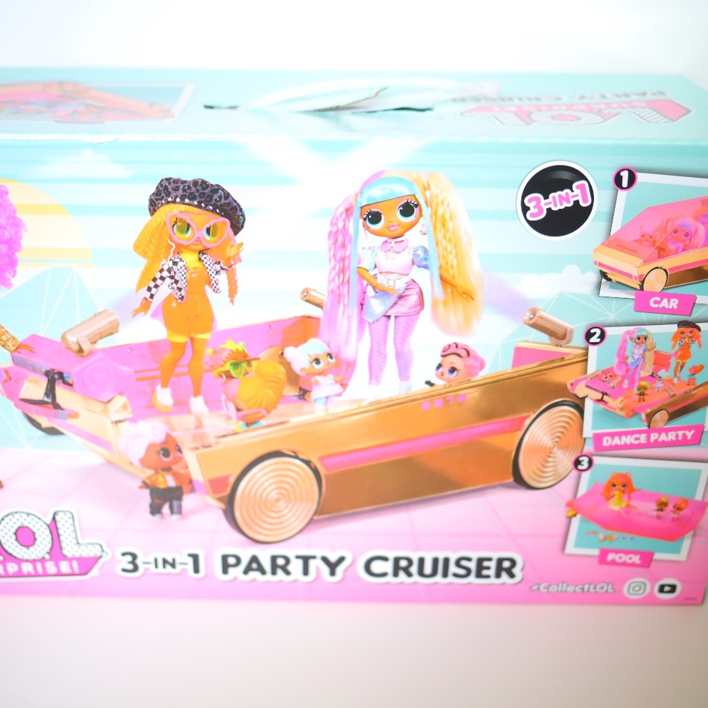 LOL SURPRISE 3 IN 1 PARTY CRUISER CAR